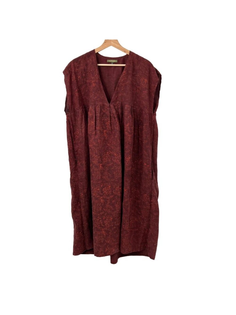 Maiwa Pure Linen Boxy Dress